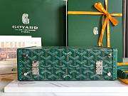 Goyard Goyardine Grand Hotel Trunk Bag Green 24.5x7.5x17cm - 5