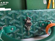 Goyard Goyardine Grand Hotel Trunk Bag Green 24.5x7.5x17cm - 6