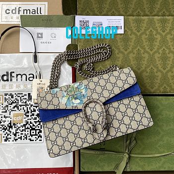 Gucci Dionysus Bag Bloom Blue 28x18x9cm