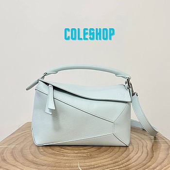 Loewe Puzzle Small Bag Blue 24x16x10cm