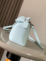 Loewe Puzzle Small Bag Blue 24x16x10cm - 5