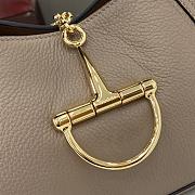 Gucci Softbit Medium Top Handle Bag Taupe 27.5x21x16cm - 3