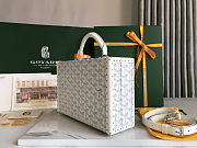 Goyard Goyardine Grand Hotel Trunk Bag White 24.5x7.5x17cm - 2