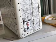Goyard Goyardine Grand Hotel Trunk Bag White 24.5x7.5x17cm - 3