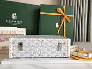 Goyard Goyardine Grand Hotel Trunk Bag White 24.5x7.5x17cm - 4