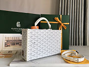 Goyard Goyardine Grand Hotel Trunk Bag White 24.5x7.5x17cm - 6