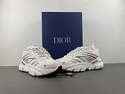 Dior B44 Blade Sneaker White Technical Mesh and White Technical Fabric 3SN306ZEG49041 - 3