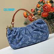 Louis Vuitton LV Pochette Valley Denim Blue 21x15x7cm - 1