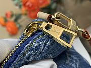 Louis Vuitton LV Pochette Valley Denim Blue 21x15x7cm - 4