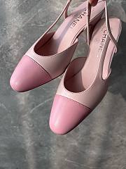 Chanel Slingback Pink Pump Heel 6cm - 5