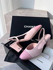 Chanel Slingback Pink Pump Heel 6cm - 4