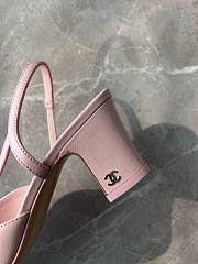 Chanel Slingback Pink Pump Heel 6cm - 2