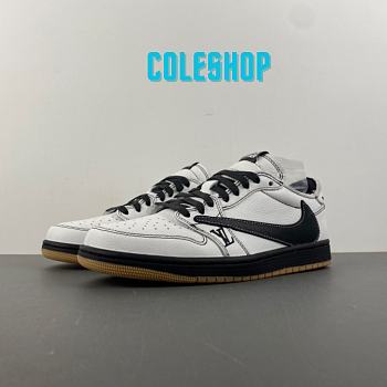 AIR JORDA 1 LOW x LV joint white, black and yellow LV