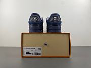Louis Vuitton LV trainer denim dark blue original version X2 - 4