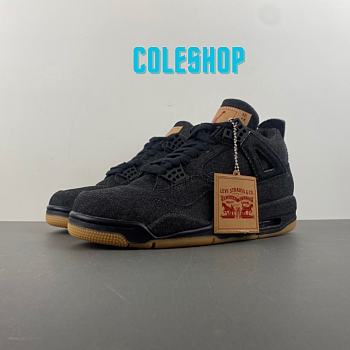 Air Jordan 4 Retro Levi's Black (Levi's Tag)  A02571-001