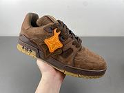 Louis Vuitton LV trainer coffee color LV co-branded original version X2 - 2