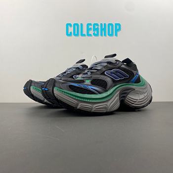 BALENCIAGA  10XL SNEAKERS BLACK/ GREY/ BLUE/ GREEN 15859 W2MV1 0315
