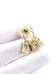 Dior 2025 New letter stud - 4