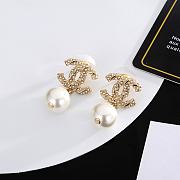 Chanel Pearl Double C Earrings - 3