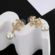 Chanel Pearl Double C Earrings - 2
