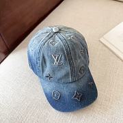 Lv denim baseball cap - 3