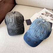 Lv denim baseball cap - 6