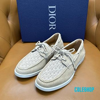DIOR Dior Granville Boat Shoes Beige