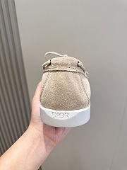 DIOR Dior Granville Boat Shoes Beige - 3