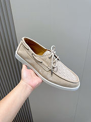 DIOR Dior Granville Boat Shoes Beige - 4