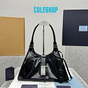 Summer new handbag top sell Prada designer N7556 Top quality black Size: 30.5*16.5*9cm - 1