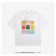 Prada 24ss nine-square triangle logo printed short-sleeved white - 5