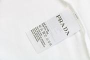 Prada 24ss nine-square triangle logo printed short-sleeved white - 3