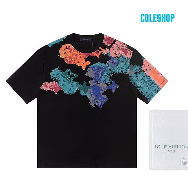 Louis vuitto*2025 latest short-sleeved T-shirt black - 1