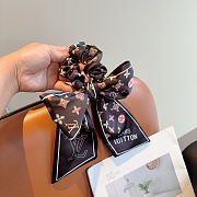 LV (Louis Vuitton) letter ribbon ponytail hair ring butterfly colon hairband - 2