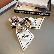 FENDI (Fendi) new ribbon ponytail hair ring butterfly colon hairband - 4