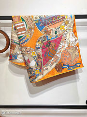LV The original [JOURNEY] square scarf 90cm version - 5