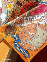 LV The original [JOURNEY] square scarf 90cm version - 2