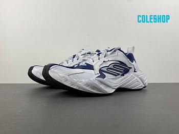 Balenciaga Men's Monday Shoe in Navy/white 825418 WDWTS 4090