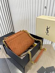 Saint Laurent YSL Monogram Tassel Hand Crossbody Bag Size 24x16x6.5cm - 5