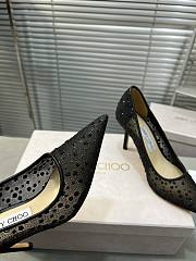 Jimmy Choo classic LOVE mesh series high heel 6cm - 3