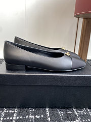 Chanel 25ss spring and summer ballet shoes black - 6