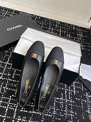 Chanel 25ss spring and summer ballet shoes black - 5