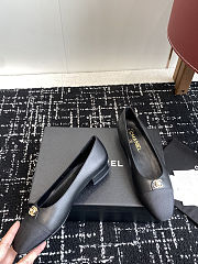 Chanel 25ss spring and summer ballet shoes black - 3