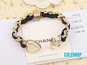 Chanel Love Pearl Leather Bracelet - 1