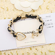 Chanel Love Pearl Leather Bracelet - 3