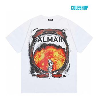 Balmain 2025 new printed short-sleeved T-shirt