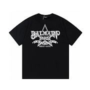 Balmain 2025 new printed short-sleeved T-shirt black - 6