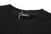 Balmain 2025 new printed short-sleeved T-shirt black - 3