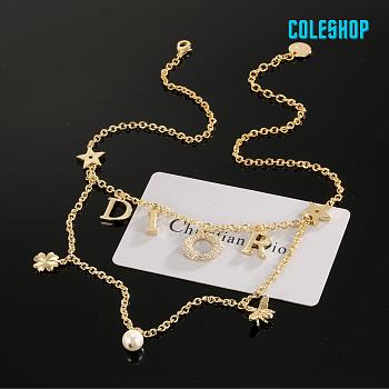 Dior necklace is exquisite and elegant
