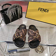 Fendi 25ss Fendi series flat slippers - 4